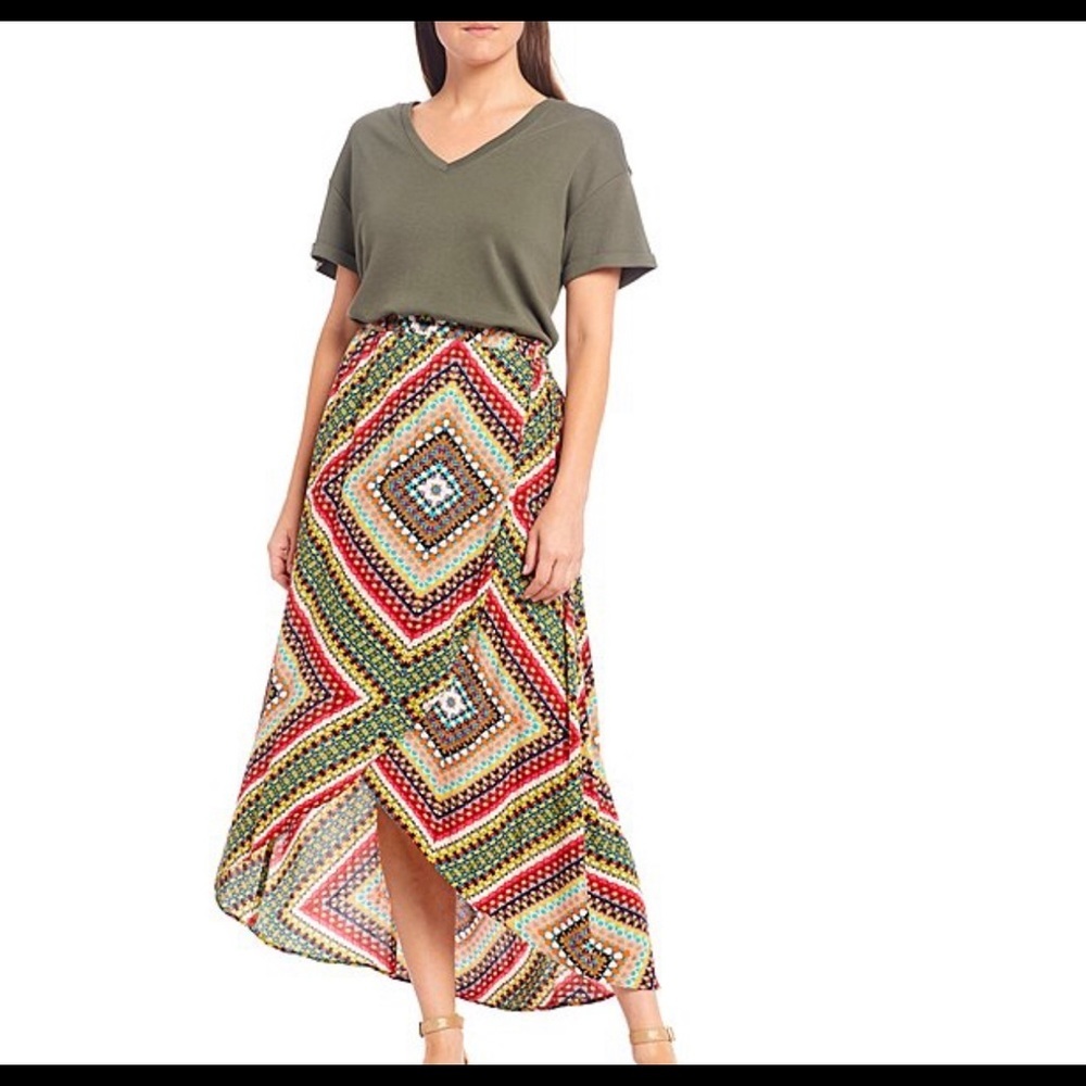 Westbound Crinkle Wrap Skirt NWT